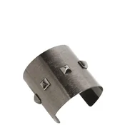 Addicted2 Zapestnica Nyx Noir bracciale color argento brunito con le borchie antracit