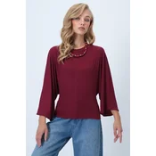 Trend Alacati Stili Ženska bluza Alc-X14598, Bordo