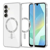 Ovitek Techsuit Luxury Crystal MagSafe za Samsung Galaxy A16 4G/Galaxy A16 5G - srebrn