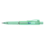 Kemični svinčnik, 1 mm, XB, potisni mehanizem, mint zeleno ohišje, FABER-CASTELL Poly Ball View Aurora, moder