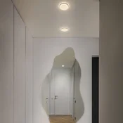 OSRAM LED vgradna svetilka SLIM, O 12 cm, bela, kovinska, 3.000 K - Dnevna soba/jedilnica - Kovina