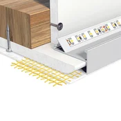 EVN APTBH aluminijasti profil za montažo na strop 200 cm aluminij - anodiziran aluminij - Kovina