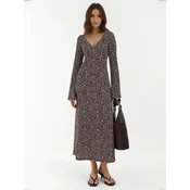 Hiccup Obleka Maxi rjava