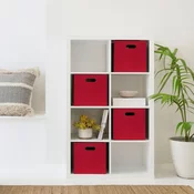 Aberto Design Set kutija za odlaganje stvari HMY-6358, 4 komada, Crveni