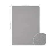 INF Samolepilni našitek iz PU usnja LightGrey, (21535434)