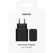 Zidni polnilec Samsung 45W 4.05A 1 x USB-C črn EP-T4511NBEGEU