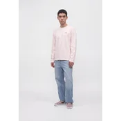 HOLLISTER Majica pastelno roza/bela
