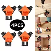 FixClamps, 90-stopinjski pripomoček za spajanje lesa (4 kosi)