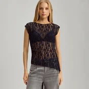 Bluza s čipkastim vstavkom