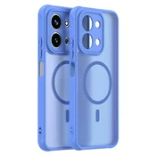 Hibridni ovitek HaloFrost II MagSafe za Xiaomi Redmi 15C 4G/Redmi 15C 5G - sky blue