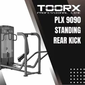 TOORX PLX 9090 Standing Rear Kick | Naprava za stoječi odriv nazaj (gluteus, stegenske mišice in stabilizacija kolka)