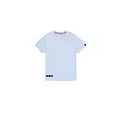 ALPHA INDUSTRIES Majica pastelno modra/bela