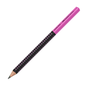 Faber-Castell - Grafitni svinčnik Faber-Castell Grip Jumbo, HB, črno roza