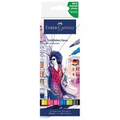MARKER OBOSTRANI AKVAREL 6BOJA GOLDFABER FABER CASTELL 164606 SORTIRANO BLISTER