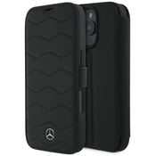 Mercedes MEBKP16X23RWRSK iPhone 16 Pro    Max 6.9 black bookcase MB Waves Leather (MEBKP16X23RWRSK)