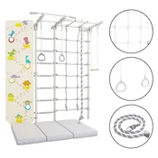 Monkey Gym Telovadna, švedska lestev za dom Comet Next 5 + Dino plezalna stena bela, (5000077584)