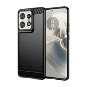 MaxMobile maskica za Motorola Edge 50 Neo CARBON FIBER II crna
