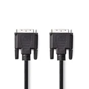 Nedis DVI kabel | DVI-D 24+1-pin moški | DVI-D 24+1-pin moški | 1080p | Ponikljano | 10,0 m | Naravnost | PVC | Črna | Plastična vrečka