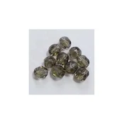 Ceške perle polirane 4mm siva