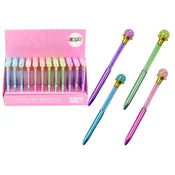 slomart LEAN TOYS Pisalo z diamantno kroglo, modri vložek 0,7mm, mix
