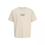 JJ REBEL Muška majica JREBCHRISTIAN SS TEE, Bež