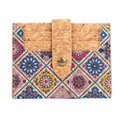 Viter etui za kartice cork floral mosaic ( BAGD-295_2 )