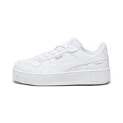 Puma Carina Street Kids Sneakers, White, Size 34.5, Shoes