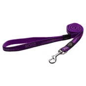 Rogz Povodac za pse Purple Chrome - S