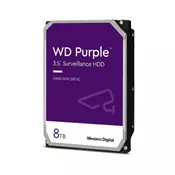 WD 8TB 3.5 SATA III 128MB IntelliPower WD84PURZ Purple