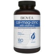Cal-Mag-Zinc + Vitamin D, 180 tableta, Biovea
