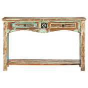 MAISON CHIC konzolna miza - miza ob steni 120x40x75 cm trden predelan les, (21785804)