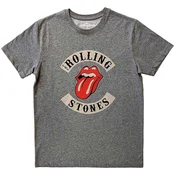 The Rolling Stones Biker Tongue Grey L Majica