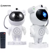 MANTA MDL031W ASTRO projektor z zvočnikom, 2v1, zvezdno nebo, BT, časovnik, 360°, +daljinec