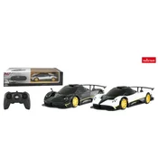 Rastar plasticni autic na daljinsko upravljanje 1:24 pagani zonda r - crni/beli ( 70993 )