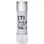 slomart Cilindrična PV varovalka CH10x38 gPV 16A/1000V DC 002625081 ETI