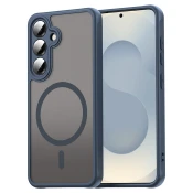 Hibridni ovitek HaloFrost II MagSafe za Samsung Galaxy S24/S25 - navy blue