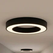 Arcchio LED-stropna svetilka Sharelyn, premer 60 cm, črna, z možnostjo - Kuhinja - Sodobni - Aluminij