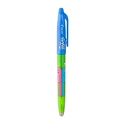 Roler, 0,35 mm, odstranljiva pisava, s pokrovčkom, PILOT Frixion Ball Friends, nebesno modra