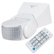 Maclean PIR detektor gibanja, infrardeči, z daljinskim upravljalnikom, maks. 800W (žarnica), maks. 1200 W (LED), MCE241