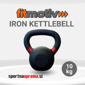 Fitmotiv Iron Kettlebell 10 kg – kettlebell utež iz litega železa