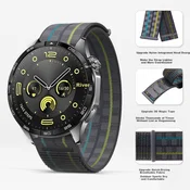 Jingz Zamenska narukvica za pametni sat za Huawei Watch GT6/GT6pro, Crna