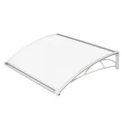 Nadstrešnica Za Vrata 82x120cm Bela Baza Ploca Opal 6mm