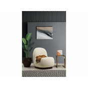 Atelier Del Sofa Stolica s naslonom Tina - Bouclet bela