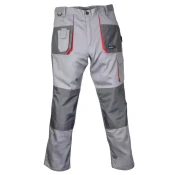 DEDRA Delovne hlače LD, siva, gramatura 190g/m2, 20% poliester 80% bombaž BH3SP-LD Farba: Šedá, Veľkosť: XXL / 58