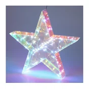 LED božicna dekoracija 50xLED/3xAA 40 cm topla bela zvezda