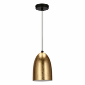 Viseča svetilka v zlati barvi s kovinskim senčnikom o 14 cm Icaro - Candellux Lighting