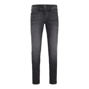 Jack & Jones Plus Kavbojke JJIGlenn JJOriginal črn denim