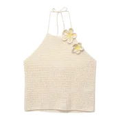Pull&Bear Top z naramnicami bež