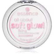 essence All About Soft Glow! transparentni fiksacijski puder za osvetlitev kože 8 g