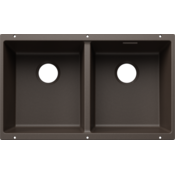 Blanco pomivalno korito SUBLINE 350/350-U SILGRANIT MAIN POOL LEVO, brez pribora InFino - KAVA